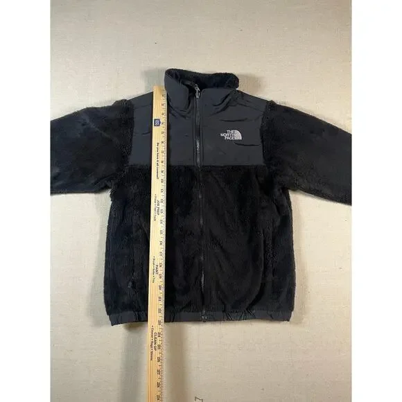 The North Face Girls Jacket Large Black Full Zip Fleece - Picture 4 of 6